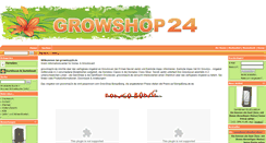 Desktop Screenshot of growshop24.de